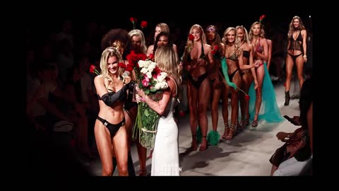 Beach Bunny Swimwear Fashion Show Finale Pt. 2 Slow Motion | Miami Swim Week 2023