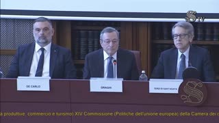 🔴Risposte di Draghi alle domande postegli in occasione della sua audiz. in comm. congiunte (18.3.25)