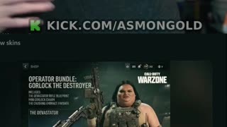 Asmongold Reacts to Gorlock the Destroyer Skin in Call of Duty