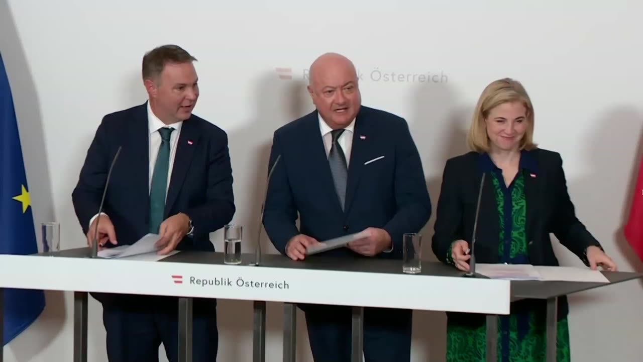 Pressefoyer nach der Regierungsklausur