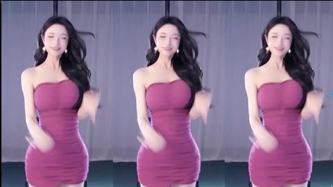 Pole Dance Temptation in Pink Bodycon Skirt