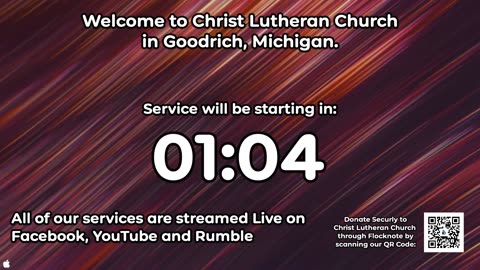 Christ Lutheran Church - Live Service Stream