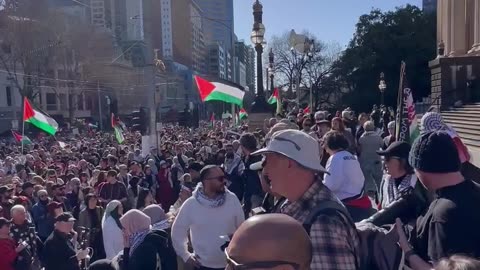 From Naarm to Gaza to all of Palestine we come in our thousands and in our millions