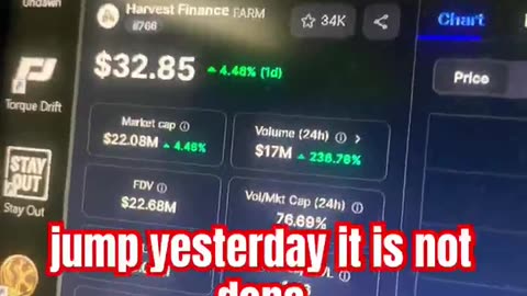 harvest finance farm price prediction crypto market news trending #fyp