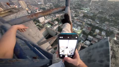 sketchy spire climb in bangkok