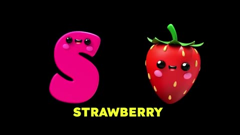 Shocking: ABC Song - A to Z Nursery Rhymes by Baby Fruit Dancing™ Sensory Video