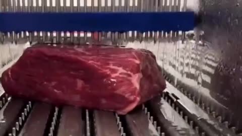 They are puttin water in steaks to make them heavier at least they say it's water
