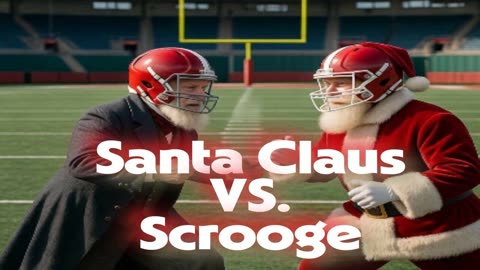 Santa Claus Vs Scrooge Fantasy Football Game Podcast