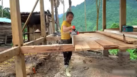 Part 5: First Shelter – The Makeshift Tent That Saved Her