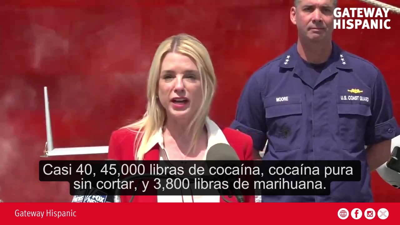 EE.UU. asesta un duro golpe al narcotráfico: más de 45 mil libras de cocaína incautadas.