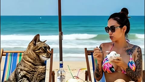 TAIGER interviewing girl from Soi 6 Pattaya on the beach #aicat