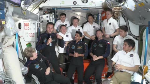 SpaceX AX-4 Crew Welcome Ceremony Event🚀👩‍🚀