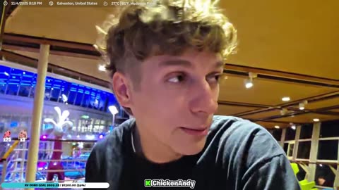 Chicken Andy KICK VOD: "CX Cruise | Day 2" - Nov. 4, 2025