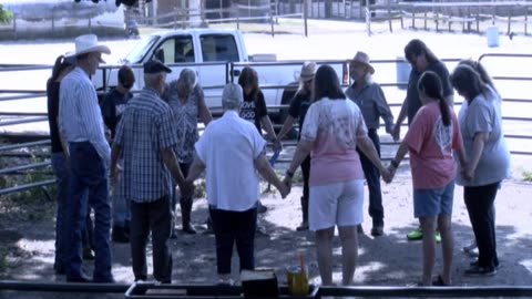 Skipper Calder & Cowboy-up Ministry bring horse training with a message at 11am.