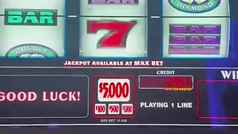 5000 dollar per minute slot machaine