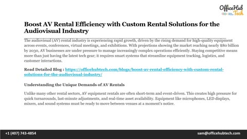 Boost AV Rental Efficiency with Custom Rental Solutions for the Audiovisual Industry.mp4