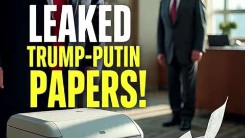 Leaked Trump-Putin Summit Papers Found in Alaska Hotel – Shocking Details Revealed!