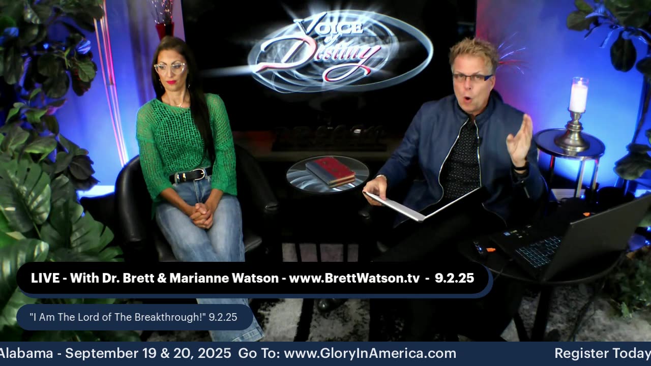 Voice of Destiny Dr Brett & Marianne Watson - "BREAKTHROUGH!"