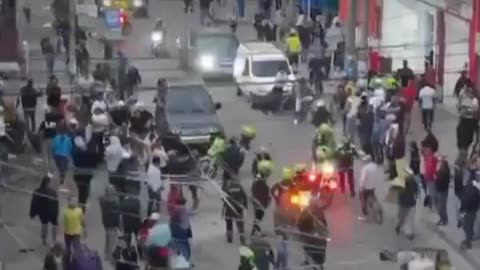 Explosión granada en Bogotá