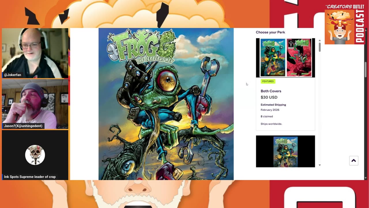 Creators Outlet Episode 350 feat Frog G Book 2