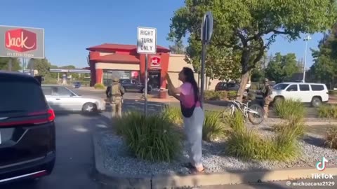 Liberal woman is OUTRAGED that her husband got arrested for slashing the tires on ICE vehicles..
