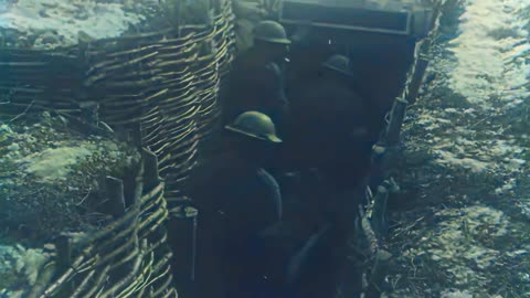 52 - Steel in the Mud - WW1 Inspired Trench Music - Colourized Footage