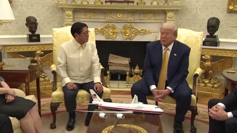 Trump hosts Philippine president at White House to discuss tariffs and deterring China