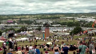 Glastonbury music festival opens its gates to revelers