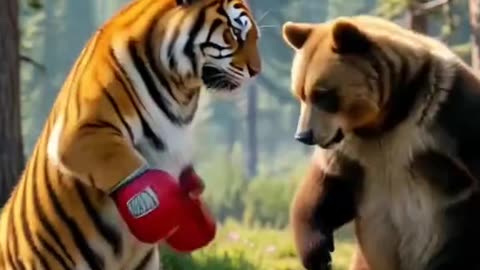 When a Bear Meets a Cat: Funniest Moments Caught on Camera