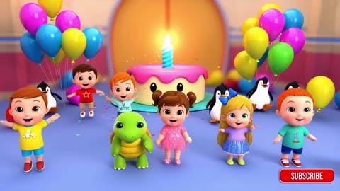 One Year HBD music 🎉 Baby’s First Birthday Song & Dance Party!