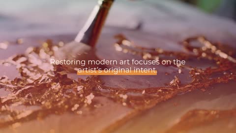 How Does Restoring Modern Art Differ From Old Masters?