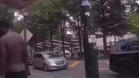 Negro is unaffected by taser,well 2nd shot causes a different reaction