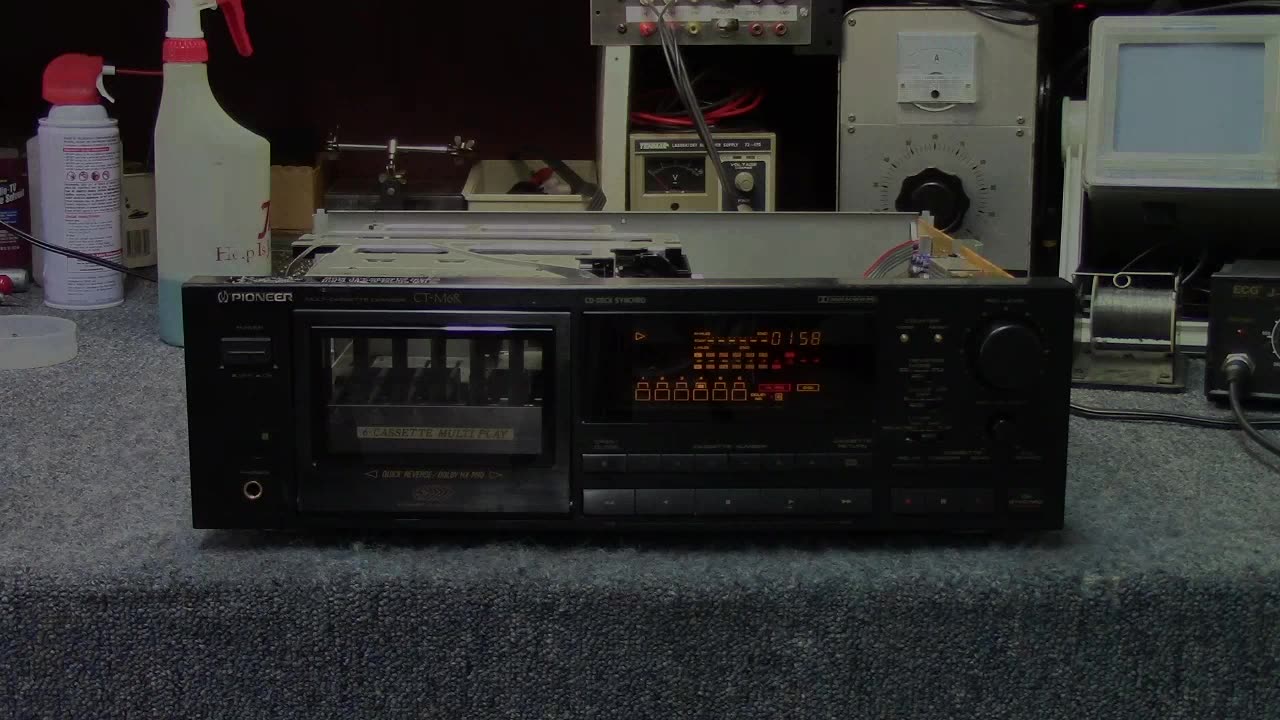 Pioneer CT-M6R Multi-Cassette Changer- repair & testing
