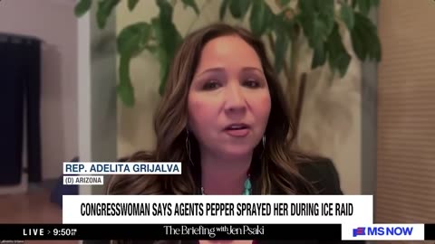 Rep Grijalva Whines on MS Now After She's Caught Lying About Being Pepper Sprayed by ICE
