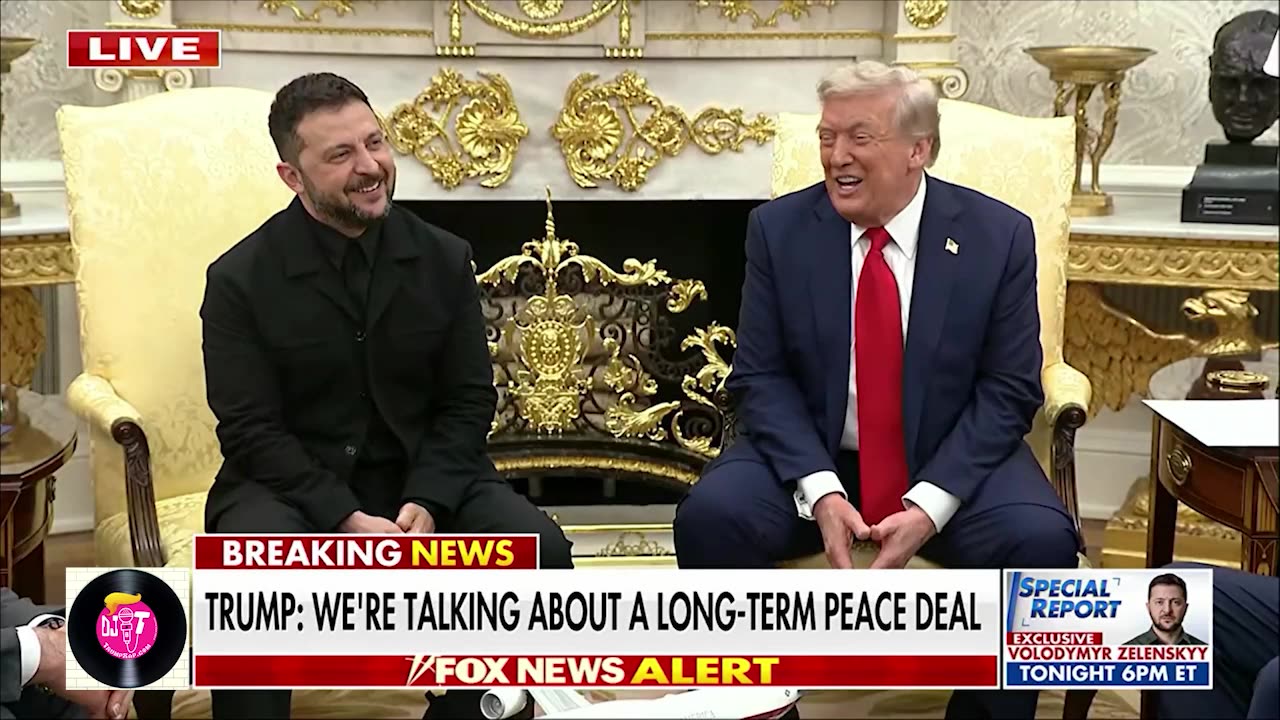 Full Press Conf: Trump and Zelenskyy Meet at White House, Trilateral Talks With Putin Loom