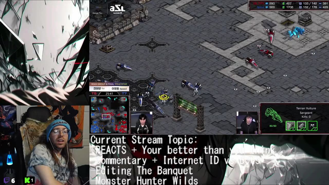 REACTS + Commentary + ASL day 2 Round of 24 + The Banquet Rough Draft