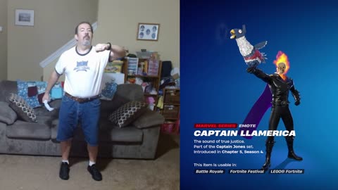 FFG Dance Fortnite Emotes Captain LLAmerica