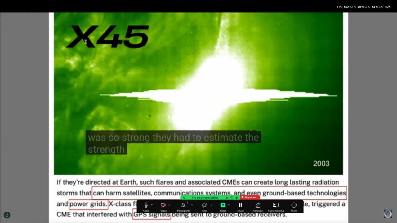 Signs in the SUN! Solar flare? Space weather? Grid down?#repent