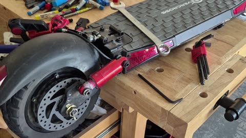 EverCross H5 rear break replacement. Part 1 (no machining)
