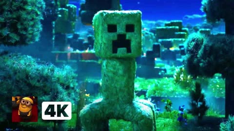 A Minecraft Movie (2025) 4K - CREEPER!!! _ Movieclips