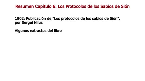 6.- Los Judios Jázaros y la élite Financiera - Los Protocolos de los Sabios de Sión