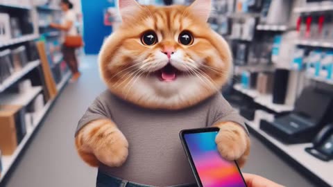 Phone dropped #cat #ai #cute #funny