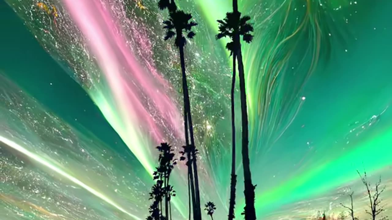 Aurora Dreams: A Cosmic Night in the City