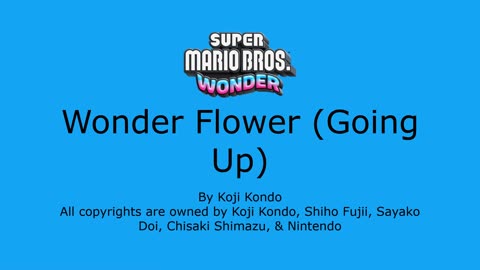 Wonder Flower (Going Up)