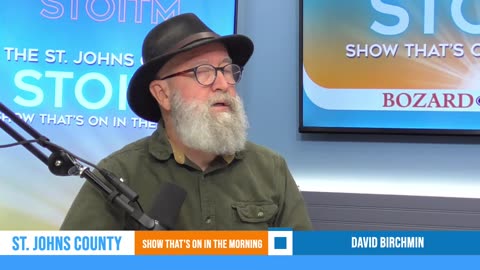 City of St. Augustine City Manager David Birchmin joins us in studio