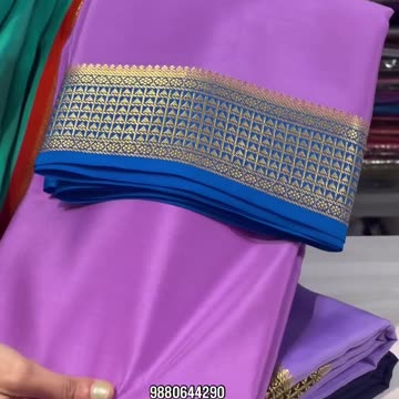 Pure Mysore Silk Sarees 120 Grm thickness