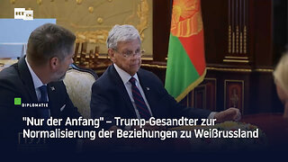 "Nur der Anfang" – Trump-Gesandter zur Normalisierung der Beziehungen zu Weißrussland