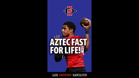 Hey Aztec for Life! Where are you? Sean Lewis needs your support for San Diego State Football.