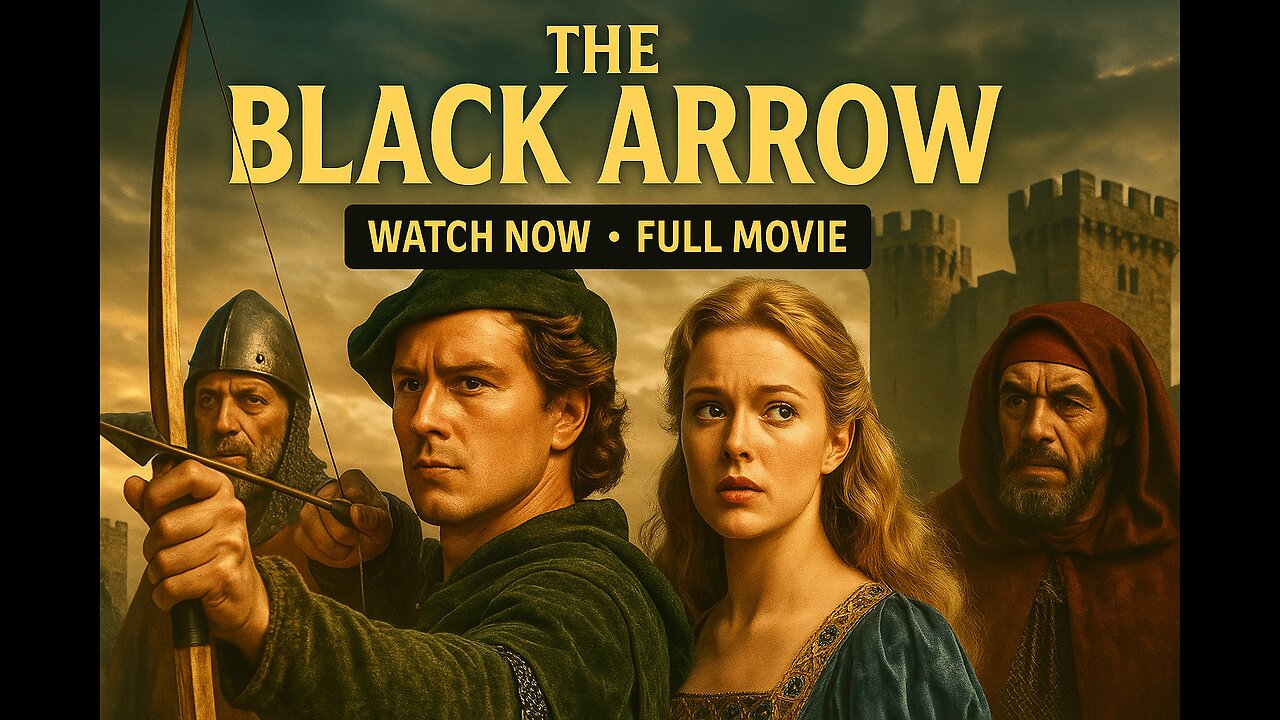 The Black Arrow (1948) | Full Movie | Medieval Adventure Based on Stevenson’s Classic Novel