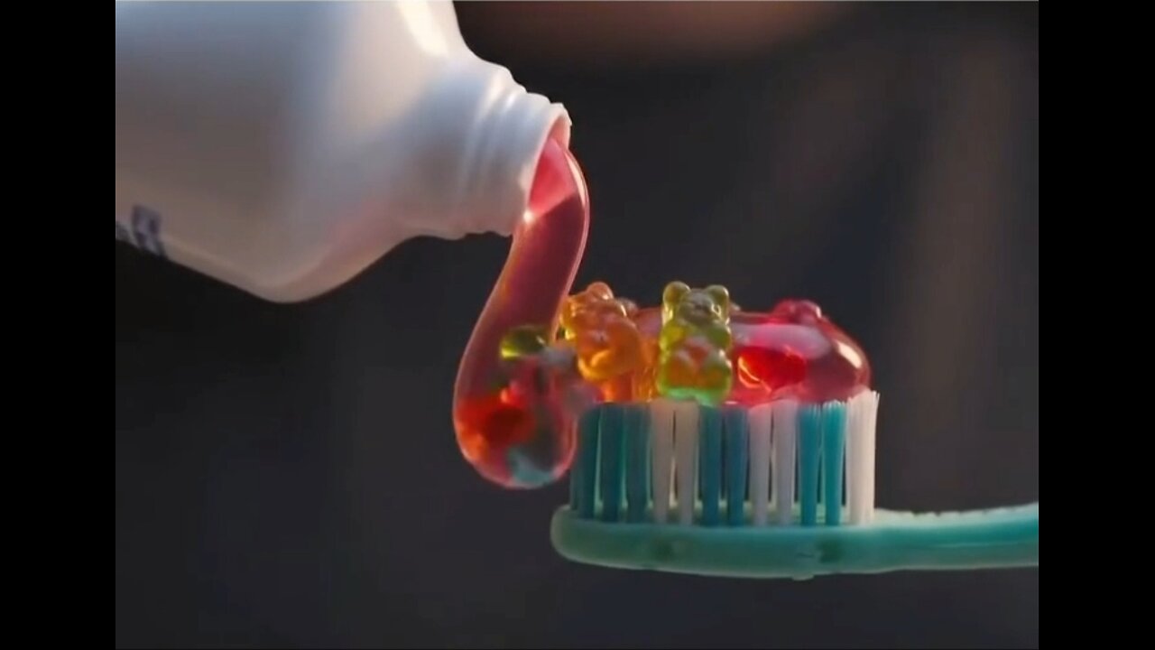 Crazy toothpaste asmr